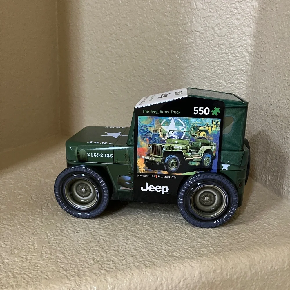 Eurographics Puzzles Jeep the Jeep Army Truck 550 Piece Jigsaw Puzzle NEW Sealed